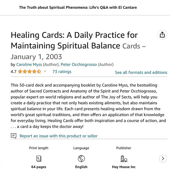 Carolyn Myss Healing Cards - Picture 5 of 5